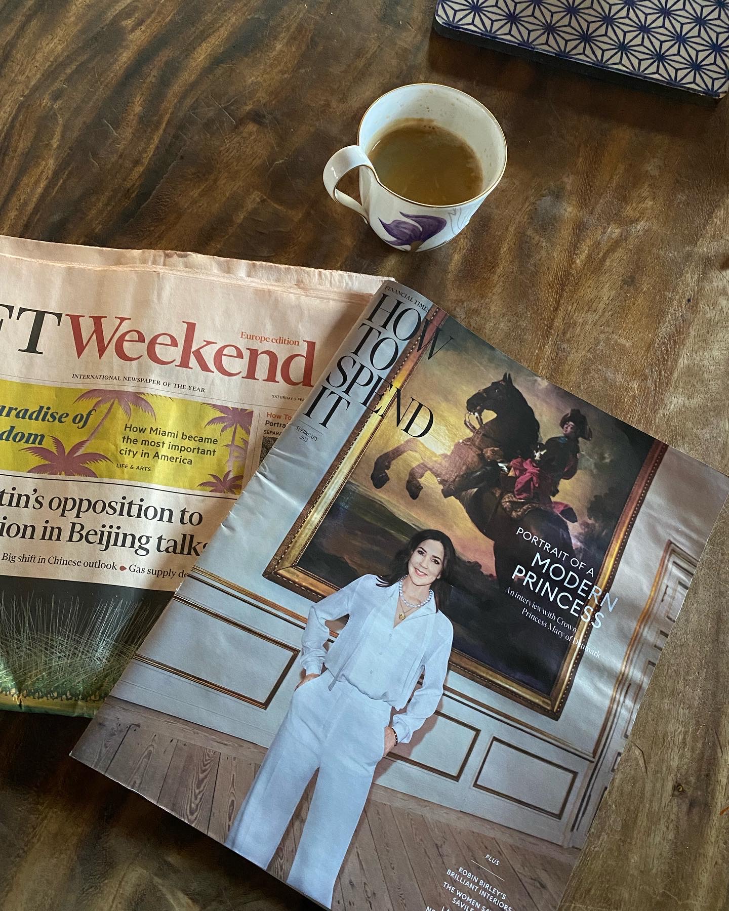 FINANCIAL TIMES MØDER H.K.H. KRONPRINSESSE MARY.